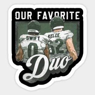 Jason Kelce & D'Andre Swift Philadelphia Favorite Duo Sticker